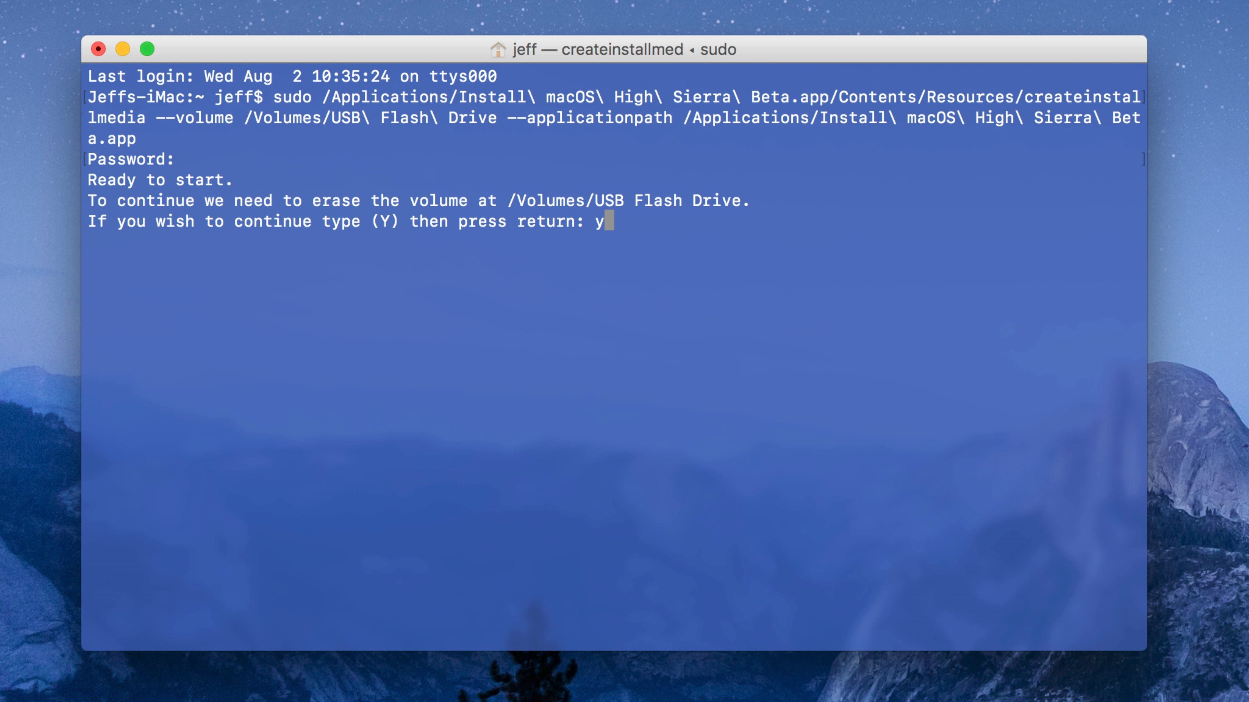 Create A Bootable Usb Flash Drive For Macos Sierra